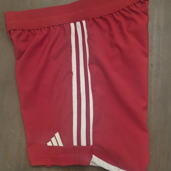 Adidas Red Sports Shorts - Picture 2 of 3